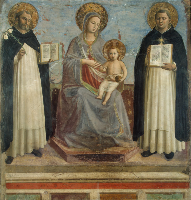 Мадонна с Младенцем, святыми Домеником и Фомой Аквинским