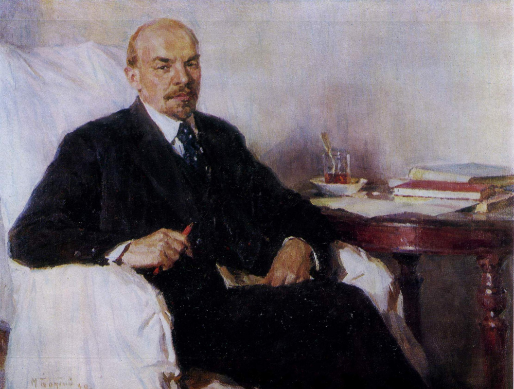 Михаил Михайлович Божий Украина 1911 - 1990. В.И. Ленин. 1949