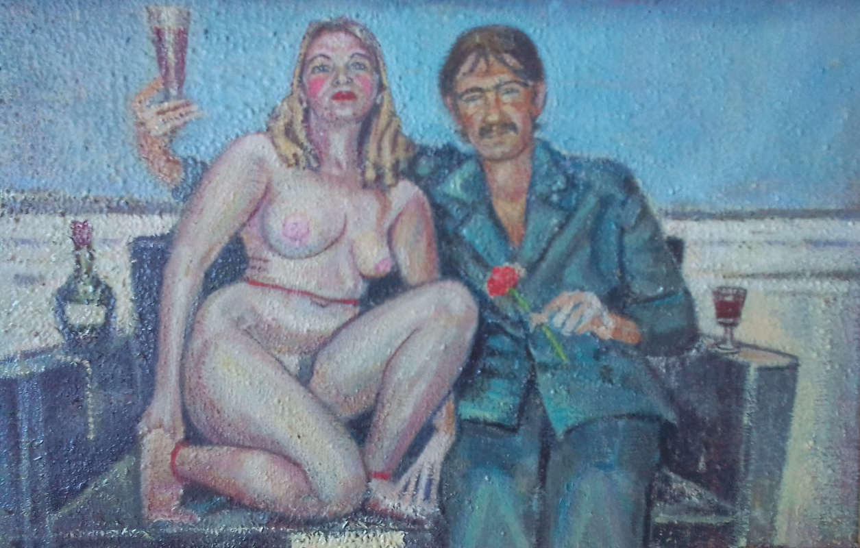 Вячеслав Коренев. Автопортрет с женой