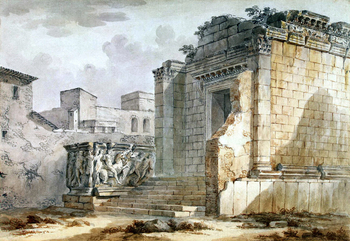 Шарль-Луи Клериссо. Храм Эскулапа во дворце Диоклетиана