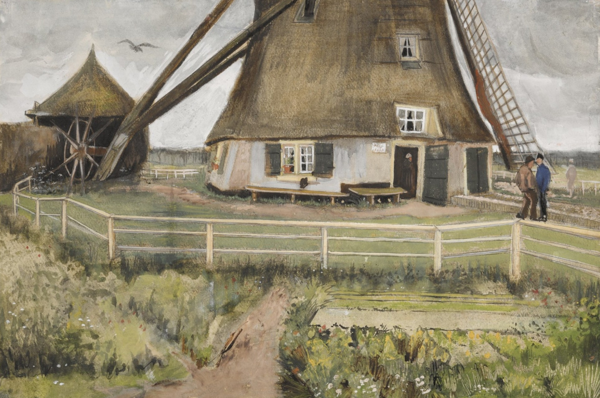 Винсент Ван Гог. Ветряная мельница близ Гааги