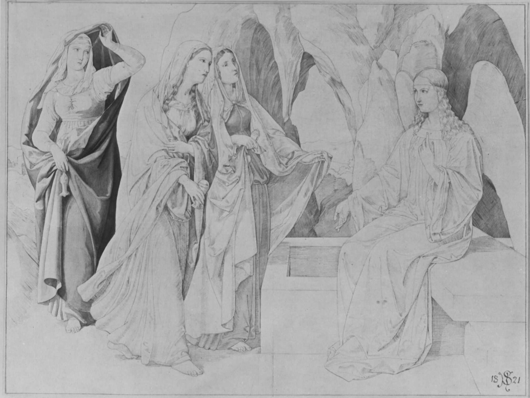 Юлиус Шнорр фон Карольсфельд. Три Марии у гроба