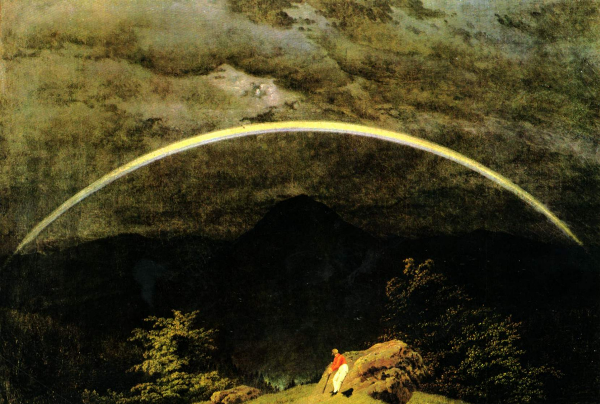 Каспар Давид Фридрих. Горный пейзаж с радугой