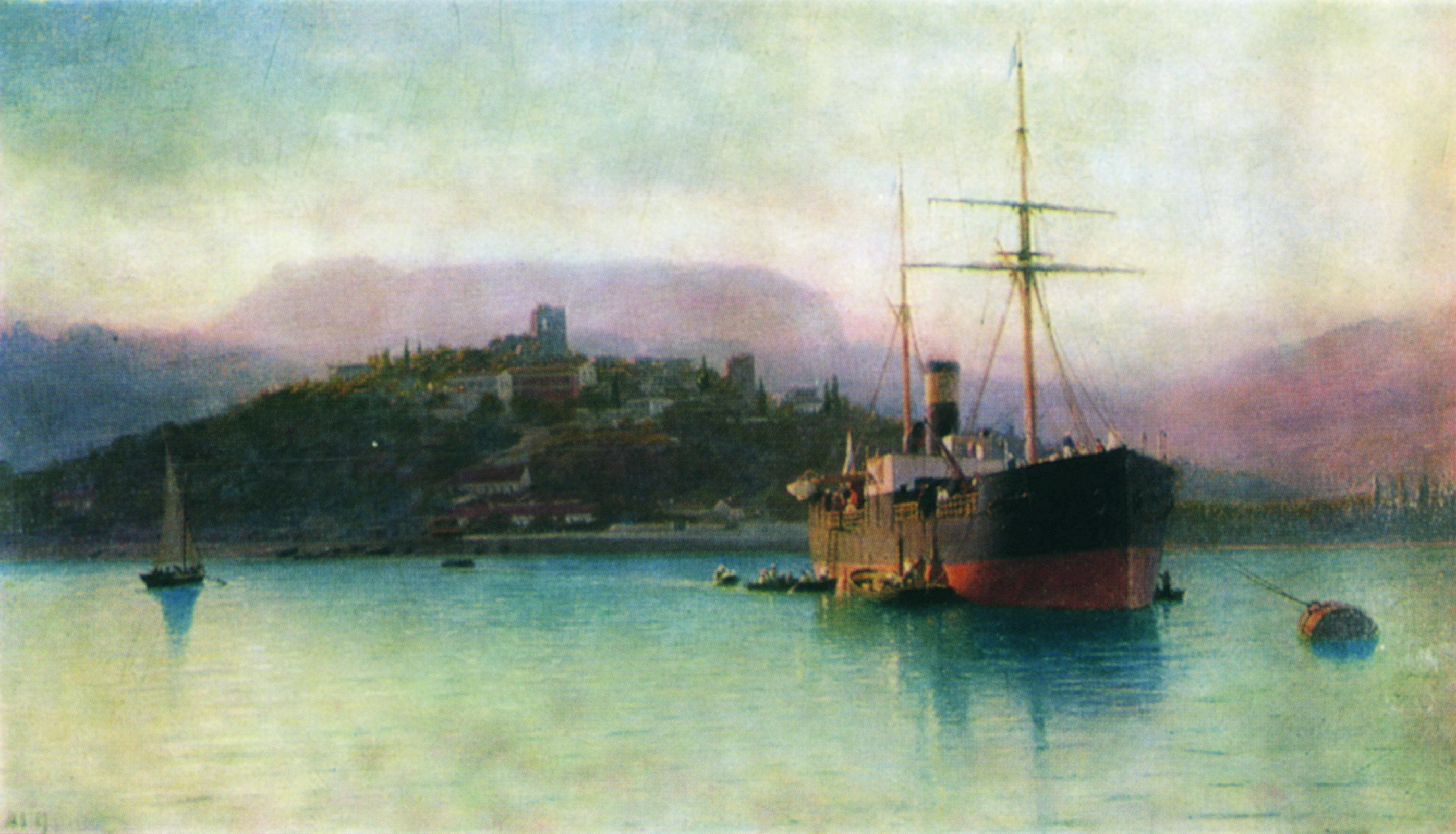 Лев Феликсович Лагорио - Алушта, 1889, 126×74 см: Описание произведения |  Артхив