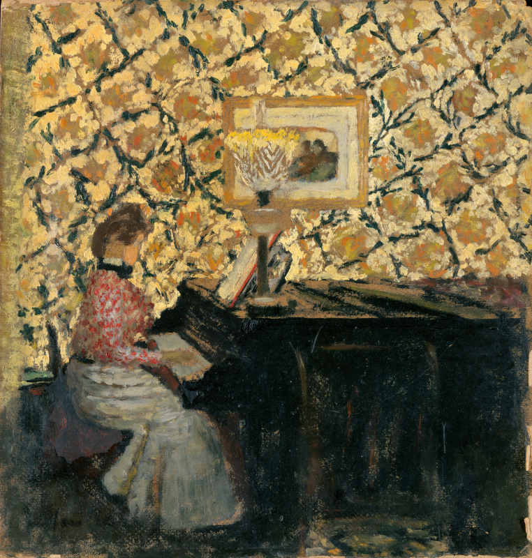 Jean Edouard Vuillard. Missia at the piano
