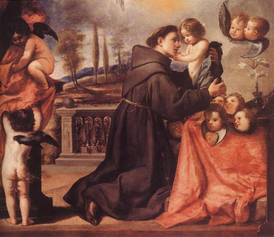 Антонио де Переда-и-Сальгадо. Св. Антоний Падуанский с младенцем Христом