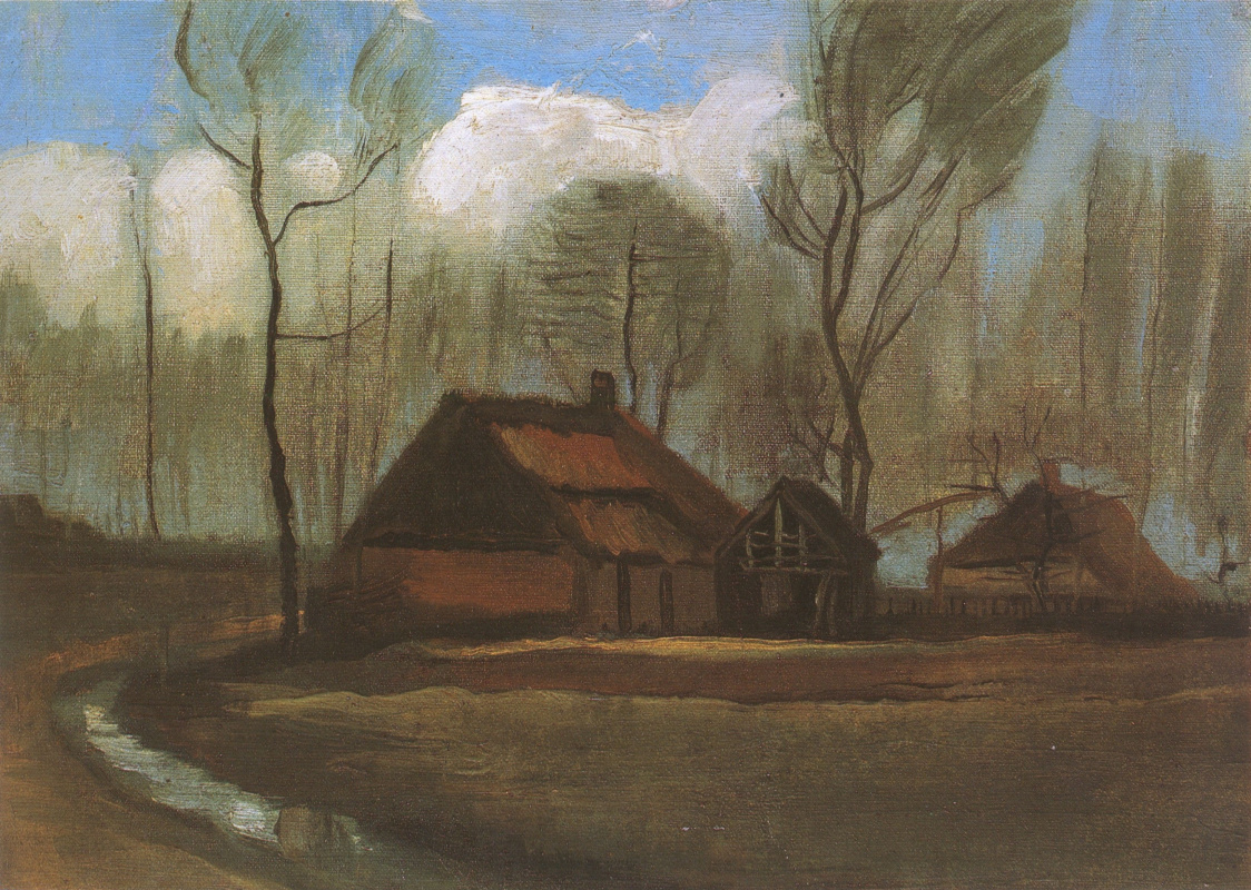 Винсент Ван Гог. Фермерские домики в роще
