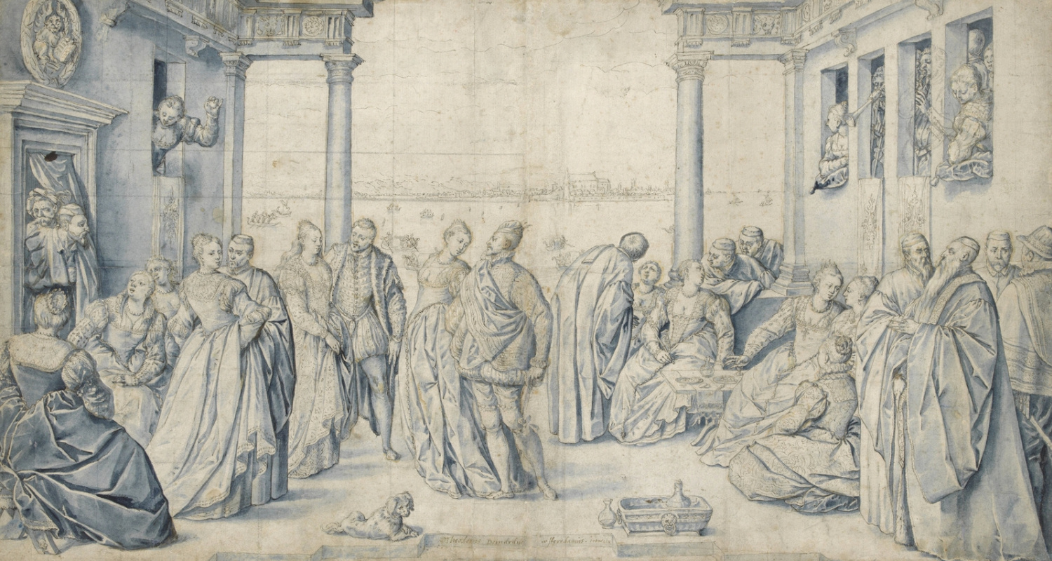 Хендрик Гольциус. Венецианская свадьба. 1583-1590