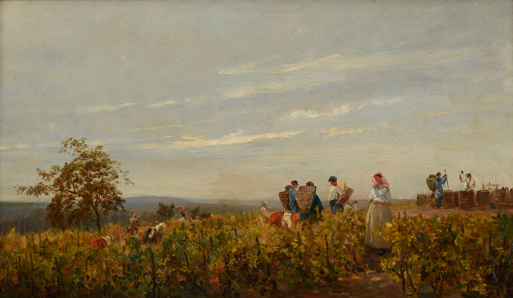 Шарль-Франсуа Добиньи. Сбор винограда