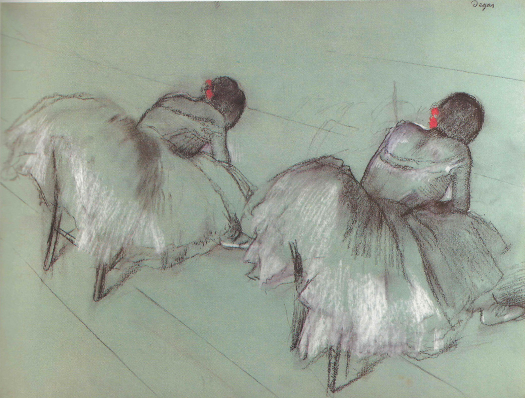 Эдгар Дега. Две отдыхающие балерины