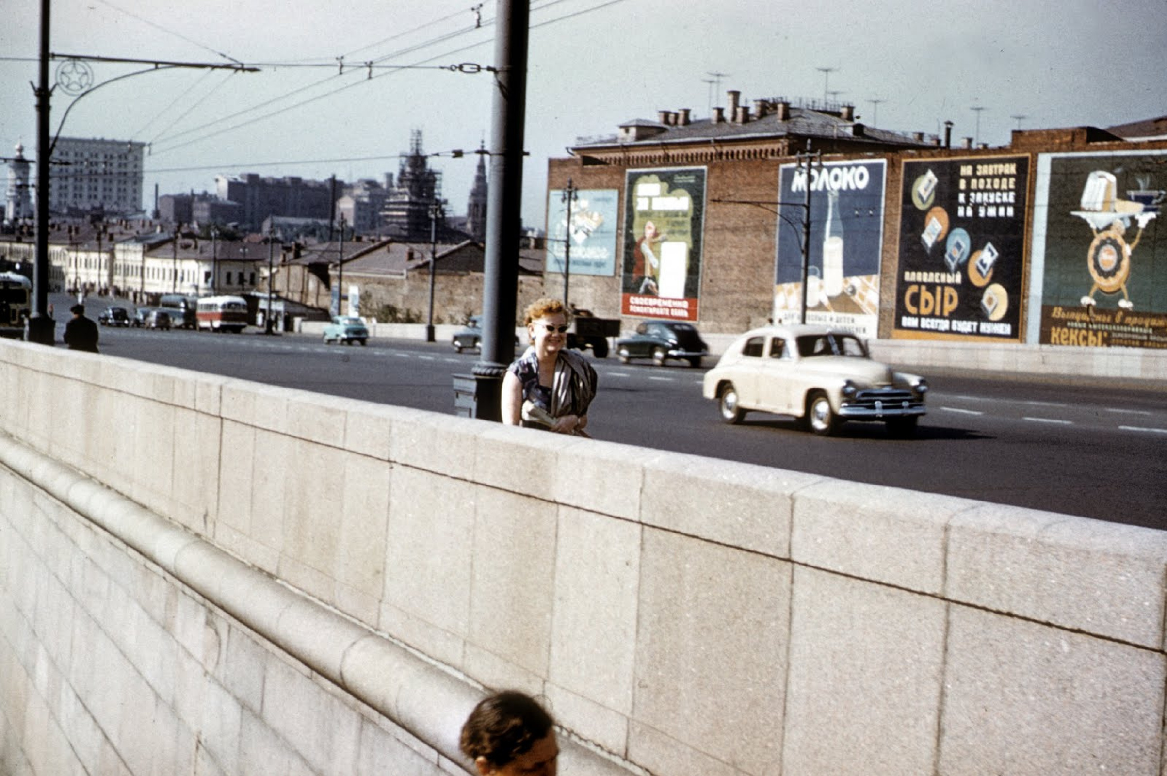 Исторические фото - Реклама в Москве 1958 года, 1958: Описание произведения  | Артхив