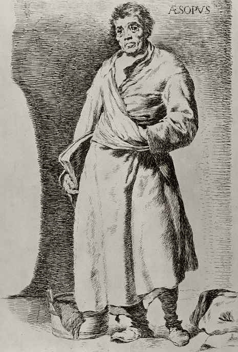 Франсиско Гойя. Эзоп, с картины Веласкеса