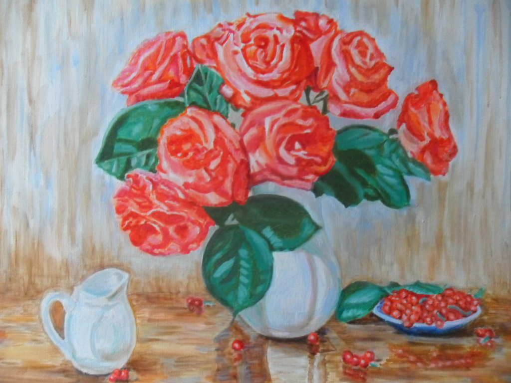 Гульнара Гафарова. Розы и ягоды