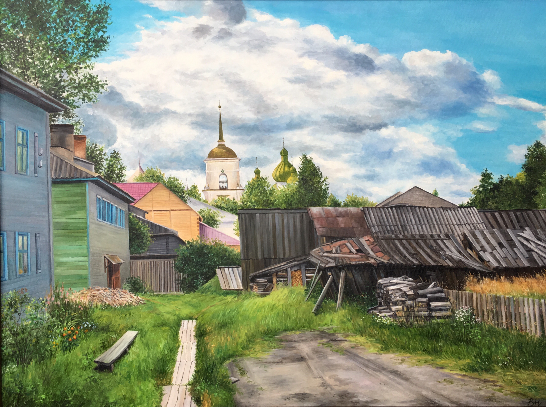 Наталья Васенкова - Каргополь, 80×60×60 см: Описание произведения | Артхив