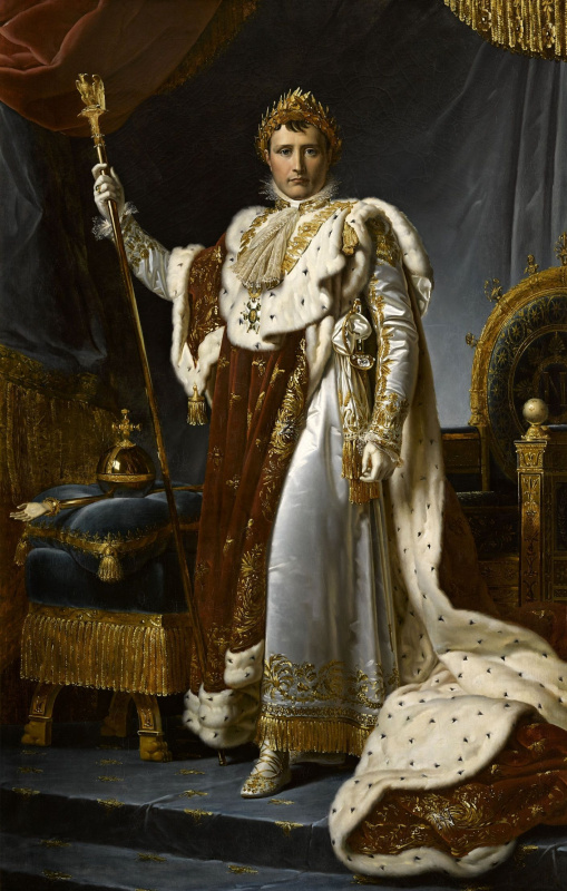 Франсуа Паскаль Симон Жерар. Наполеон в коронационном одеянии