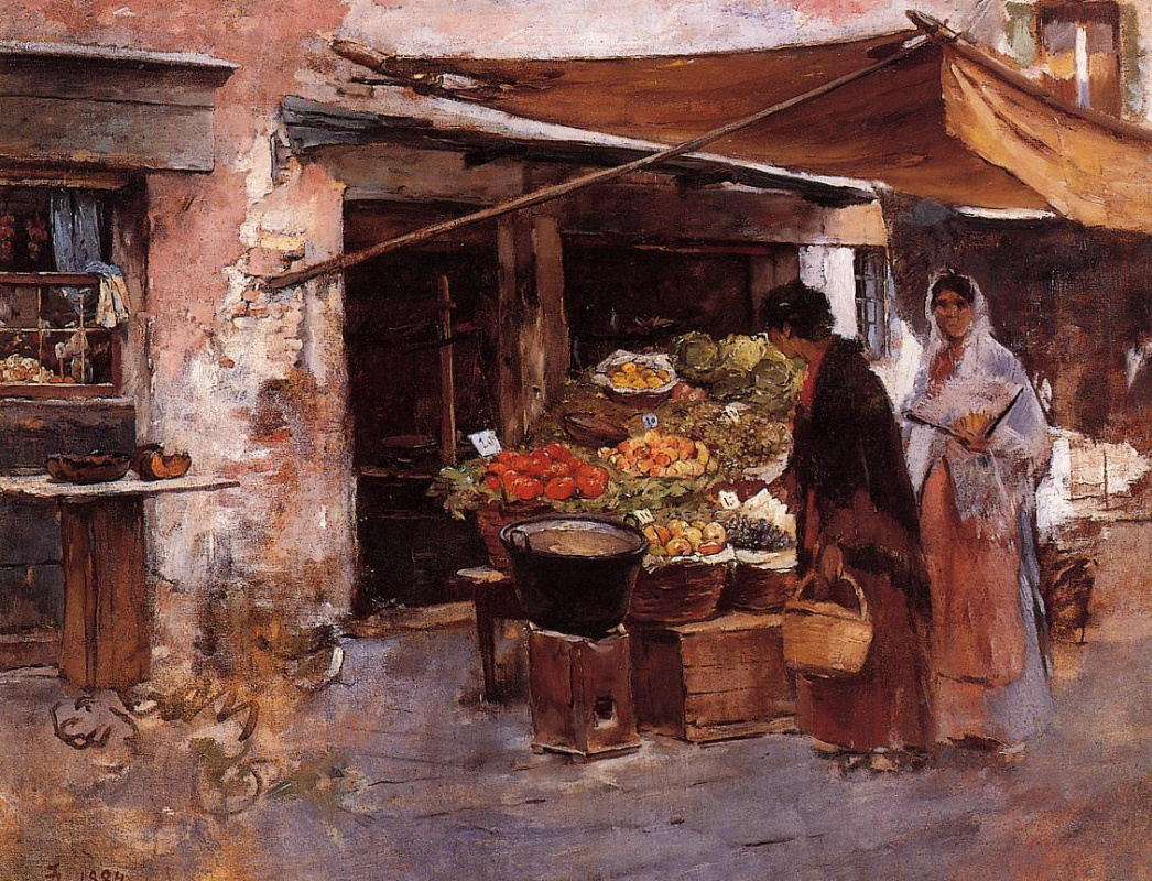 Фрэнк Дувенек. Фруктовый рынок в Венеции