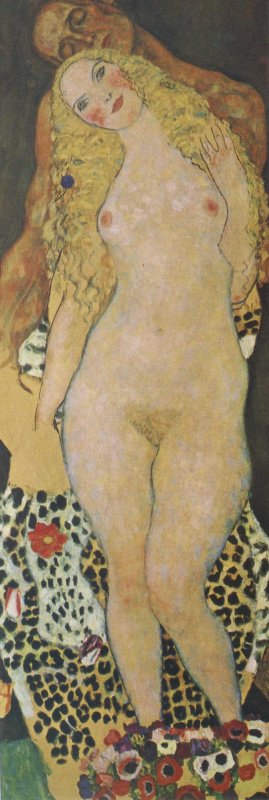 Густав Климт. Адам и Ева (незавершенное)