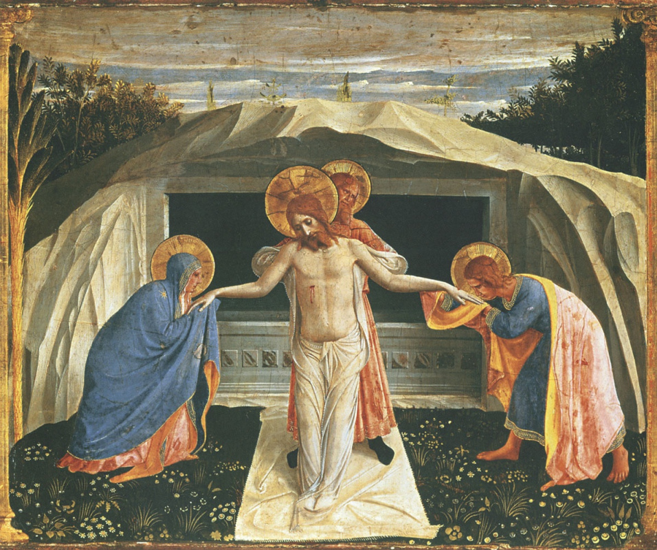 Фра Беато Анджелико. Положение во гроб. Около 1438-1440