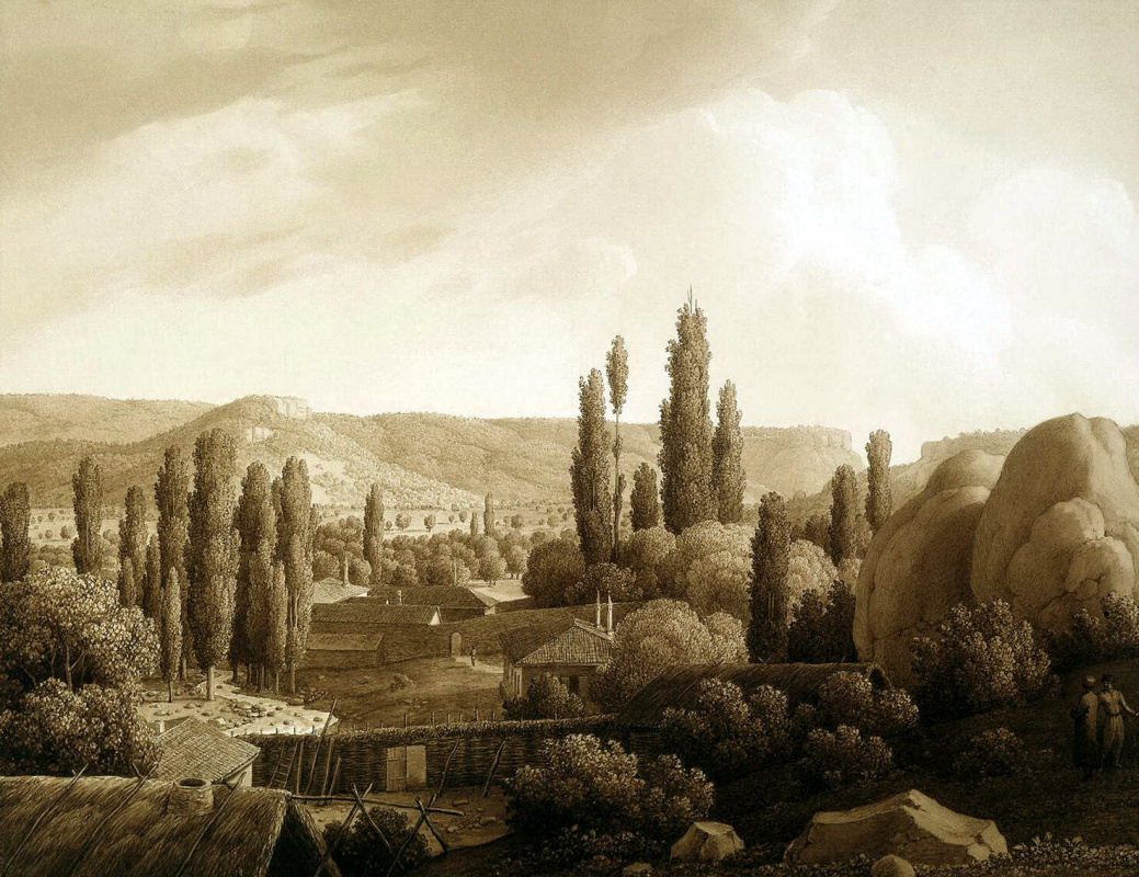 Карл фон Кюгельген. Вид долины Каралез