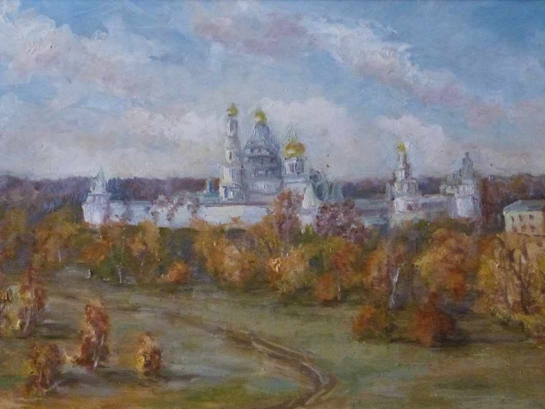 Надежда Георгиевна Шацкая. Вид монастыря с юга