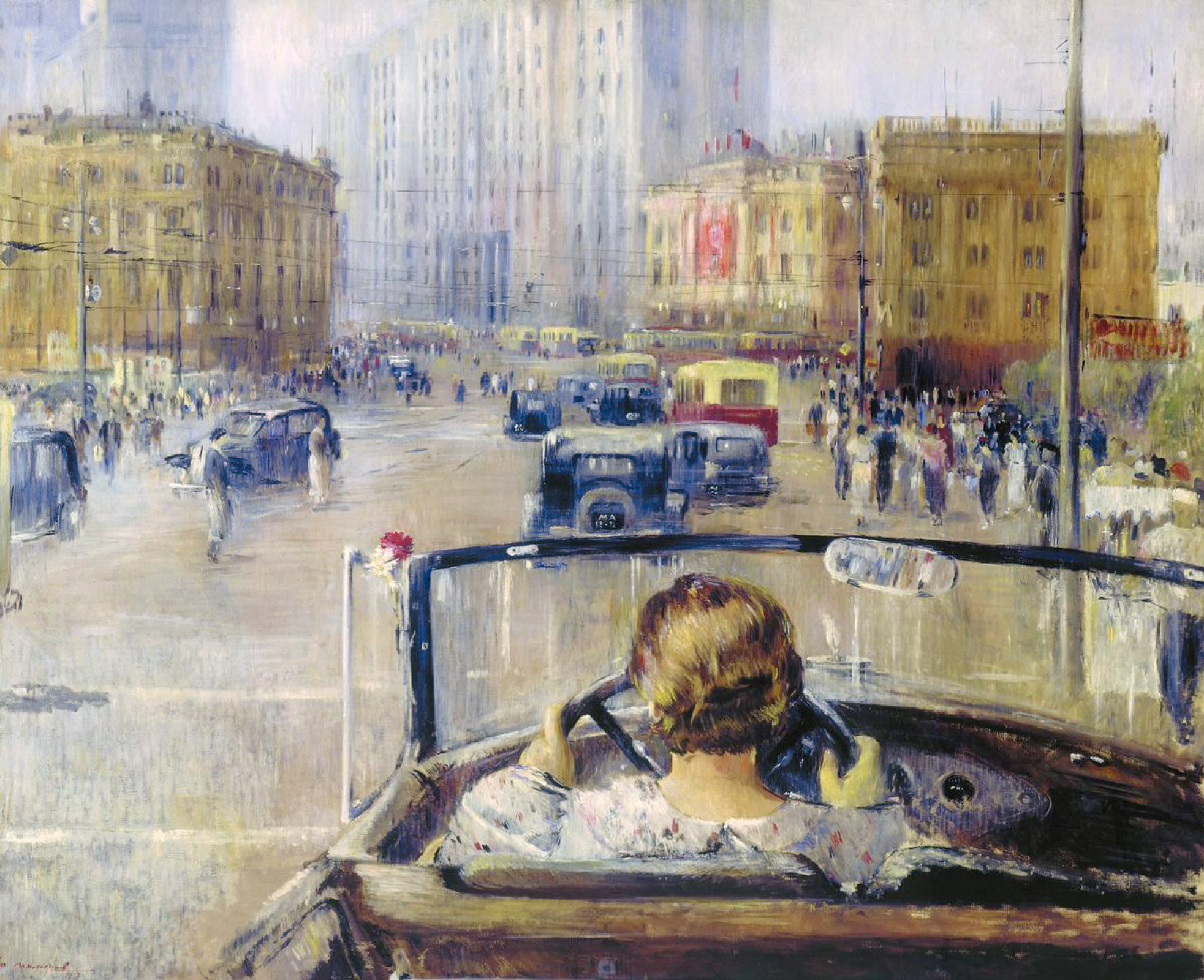 Юрий Иванович Пименов - Новая Москва, 1937, 171×147 см: Описание  произведения | Артхив