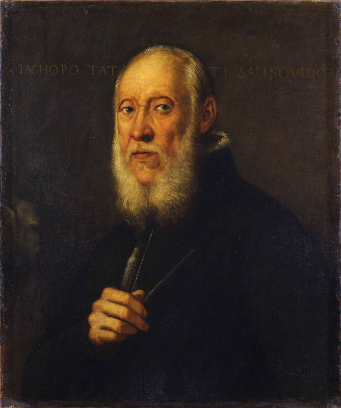 Jacopo (Robusti) Tintoretto. Portrait of the sculptor Jacopo Sansovino