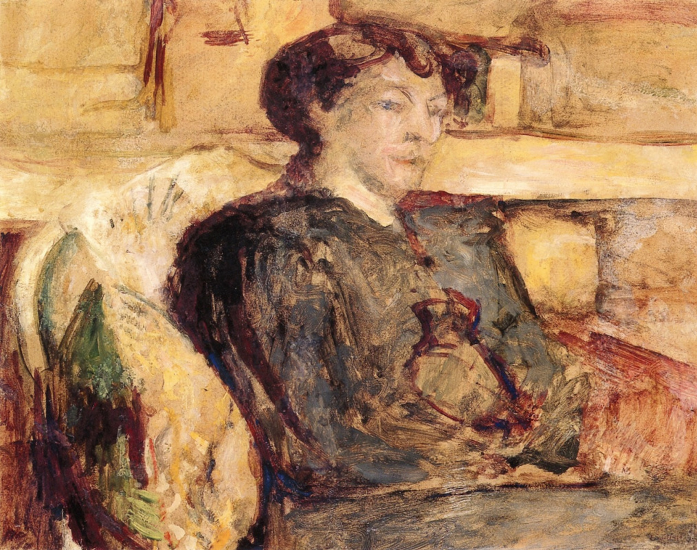 jean edouard vuillard 肖像的夫人埃塞尔:作品描述