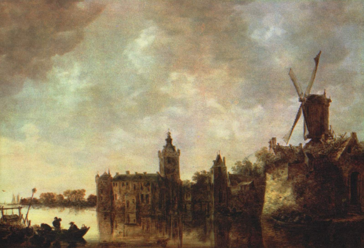 Ян ван Гойен. Замок Монфор