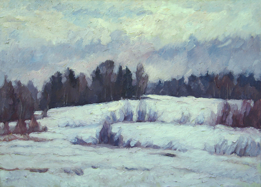 Алексей Владимирович Константинов. Городищенское поле зимой