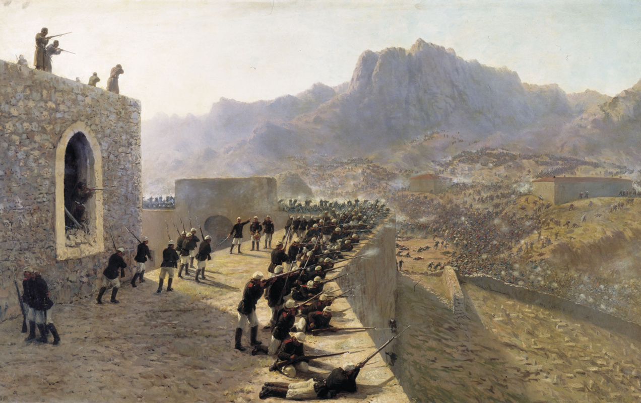 Лев Феликсович Лагорио. Отбитие штурма крепости Баязет 8 июня 1877 года