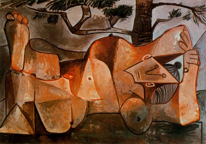 Пабло Пикассо. Обнаженная под сосной