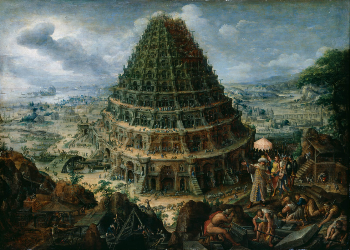 Мартен ван Фалькенборх. Строительство Вавилонской башни