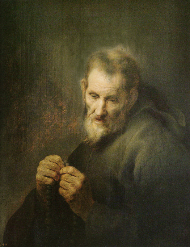 Ян Ливенс. Молящийся монах