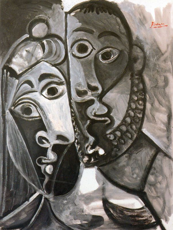 Пабло Пикассо. Влюбленная пара