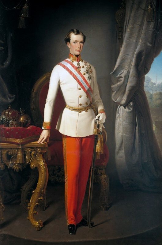 Франческо Айец. Портрет Франца Иосифа I, императора Австрийского, 1840-е