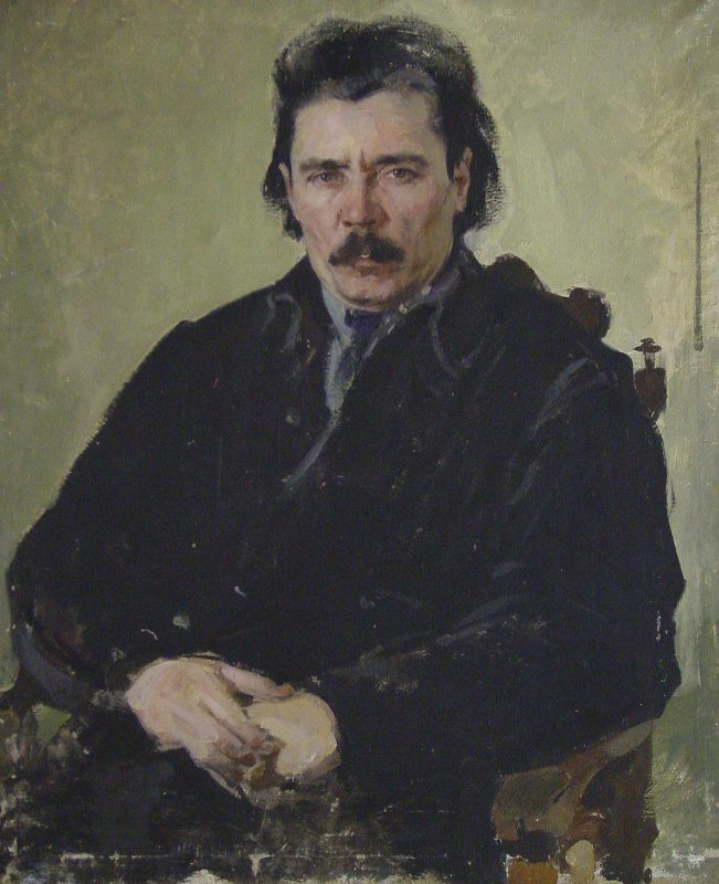 Портрет писателя Г. Ибрагимова
