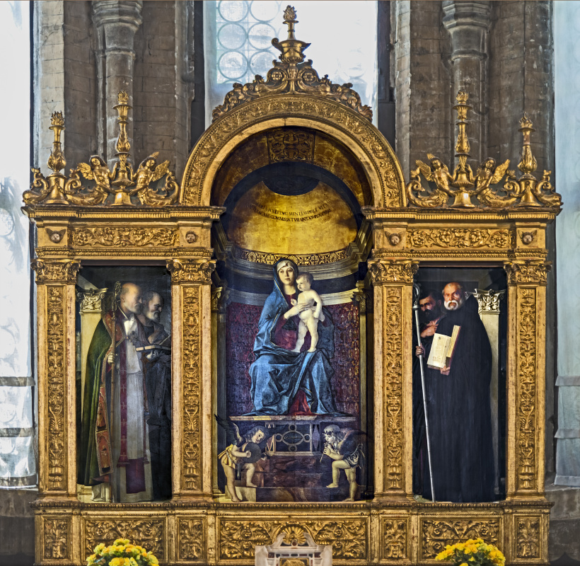 Мадонна со святыми. Триптих собора Санта-Мария-Глориоза-деи-Фрари