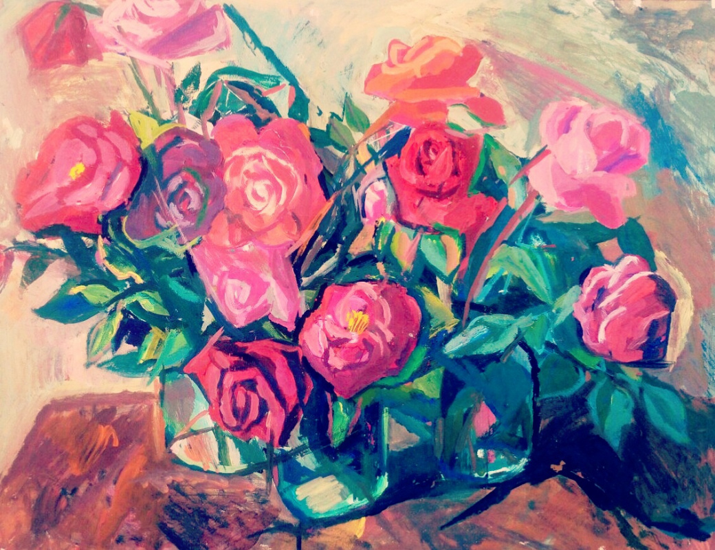 Мария Пусякова. Цветы. Розы