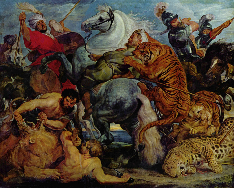 Питер Пауль Рубенс. Охота на тигров и львов