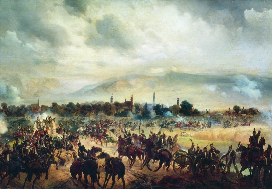 Богдан Павлович Виллевальде. Эпизод из Русско-венгерской войны 1849 года. 1872