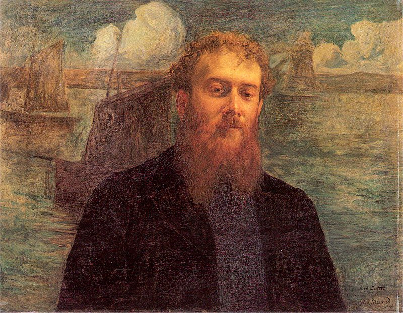 Мари Огюст Рене Эмиль Менар. Портрет мужчины с бородой