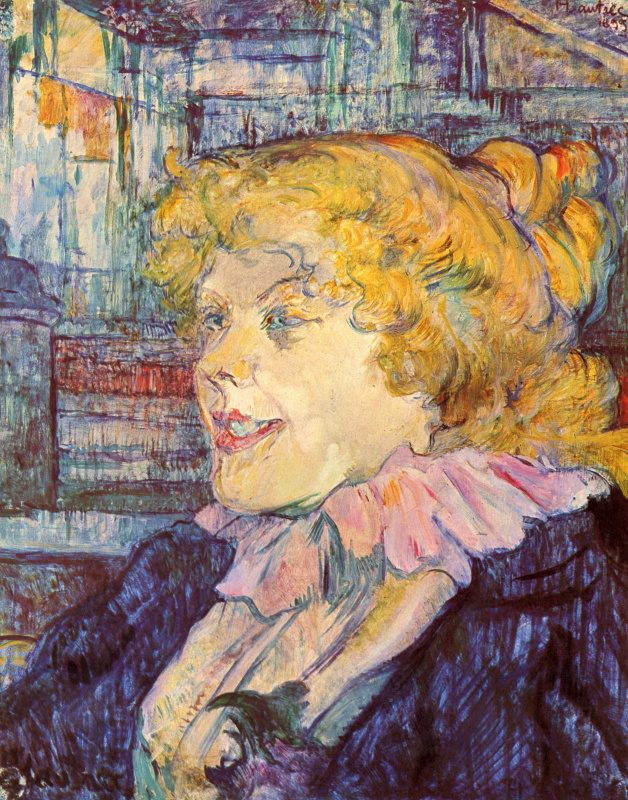 Henri de Toulouse-Lautrec. Portrait of Miss Dolly, a waitress at the Star in Le Havre