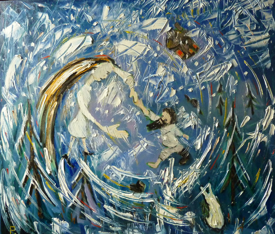 Svyatoslav Святослав Ryabkin Рябкин. A man dances with a snowstorm Мужик пляшет с метелью