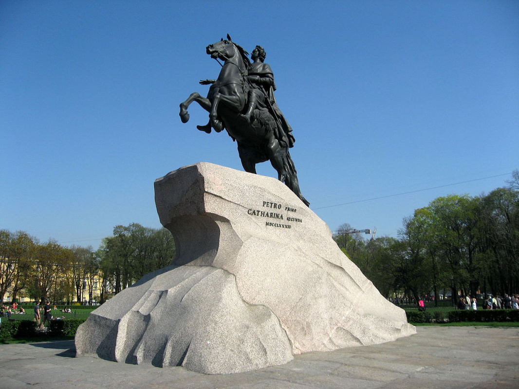 Памятник петру 1 в санкт петербурге медный всадник фото