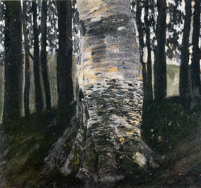 Густав Климт. Береза в лесу