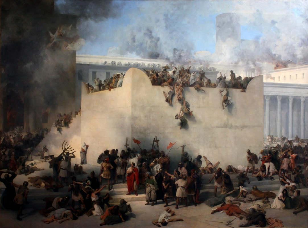 Франческо Айец. Разрушение Иерусалимского храма