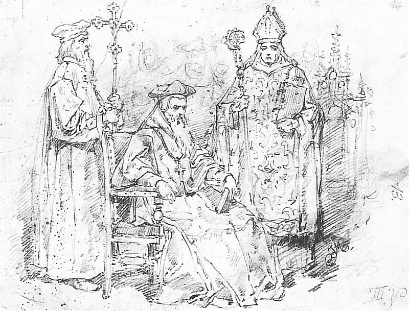 Ян Матейко. Польское духовенство 1548 - 1572 г.г.
