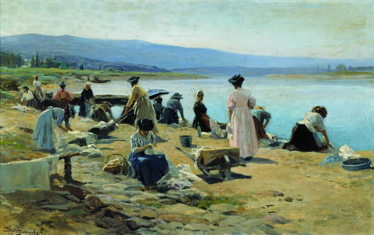 维希的洗衣店. 1895年