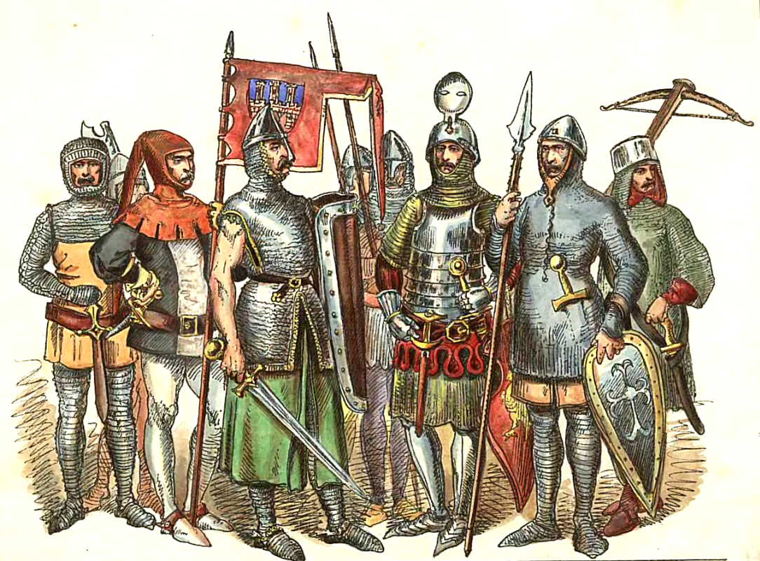 Ян Матейко. Польские рыцари 1228 - 1333. "Польская одежда, 1200 - 1795 г.г."