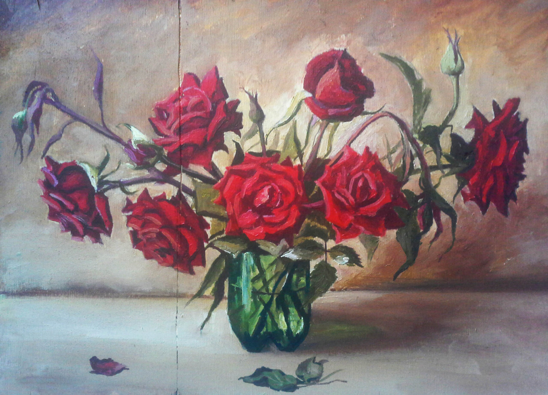 Ольга Сунчелеева. Красные розы